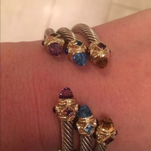 David Yurman 5mm Renaissance Bracelet, Amethyst M